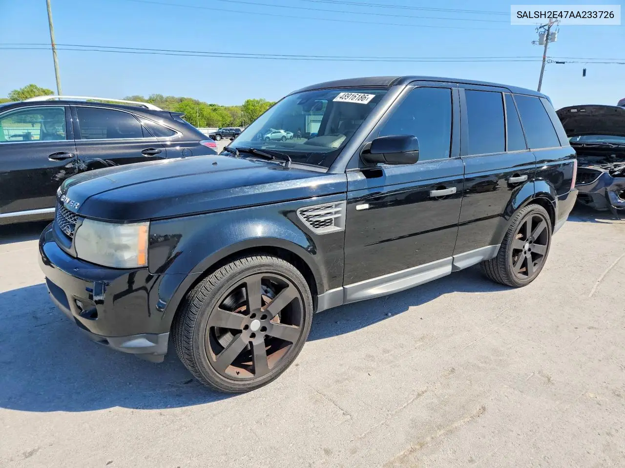2010 Land Rover Range Rover Sport Sc VIN: SALSH2E47AA233726 Lot: 48916186