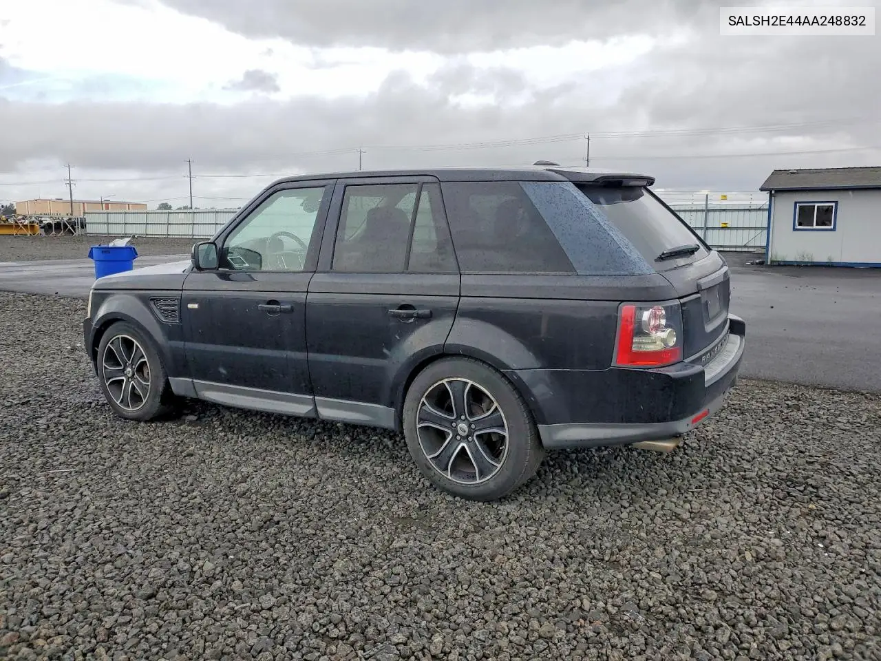 2010 Land Rover Range Rover Sport Sc VIN: SALSH2E44AA248832 Lot: 54888026