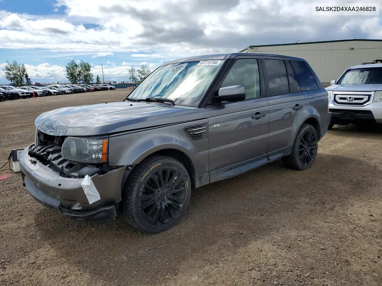2010 Land Rover Range Rover Sport Lux VIN: SALSK2D4XAA246828 Lot: 57714746