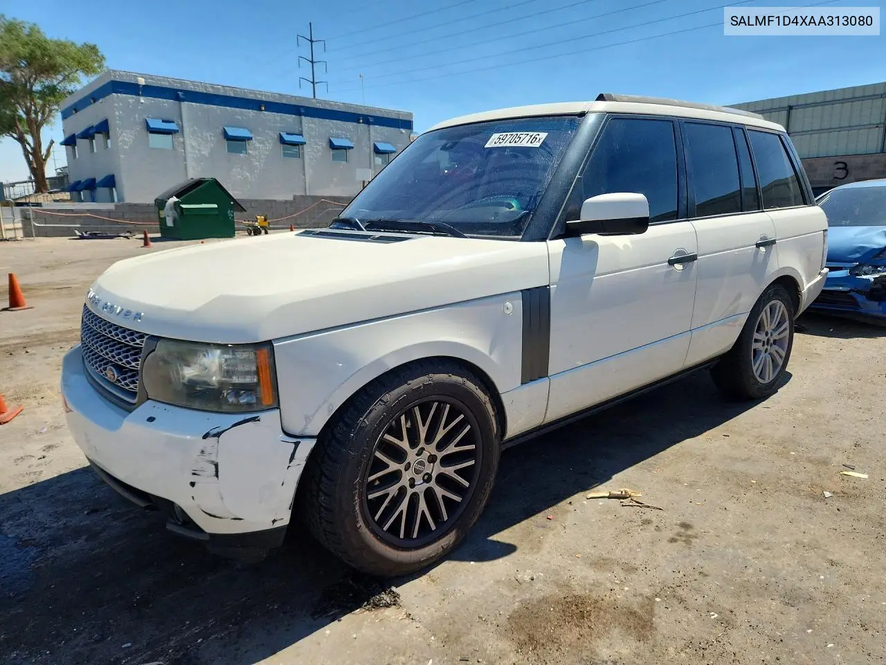 2010 Land Rover Range Rover Hse Luxury VIN: SALMF1D4XAA313080 Lot: 59705716