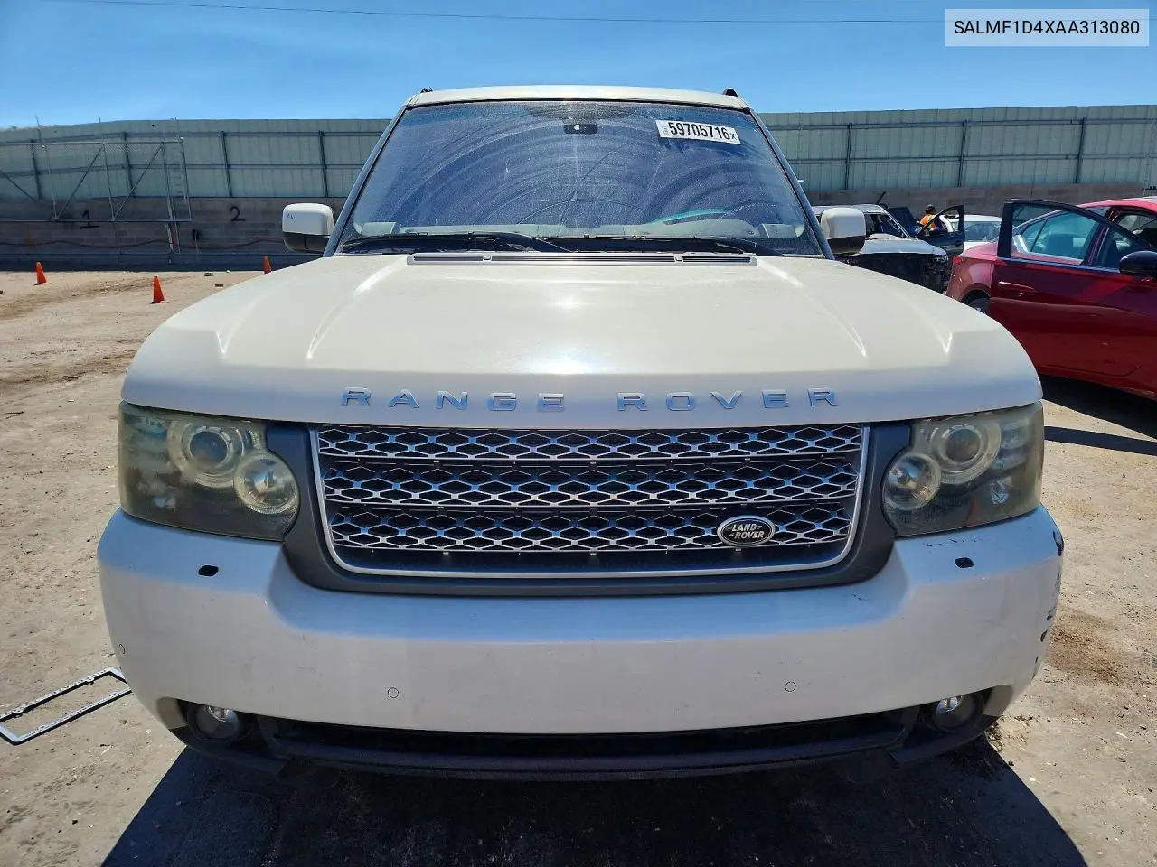 2010 Land Rover Range Rover Hse Luxury VIN: SALMF1D4XAA313080 Lot: 59705716