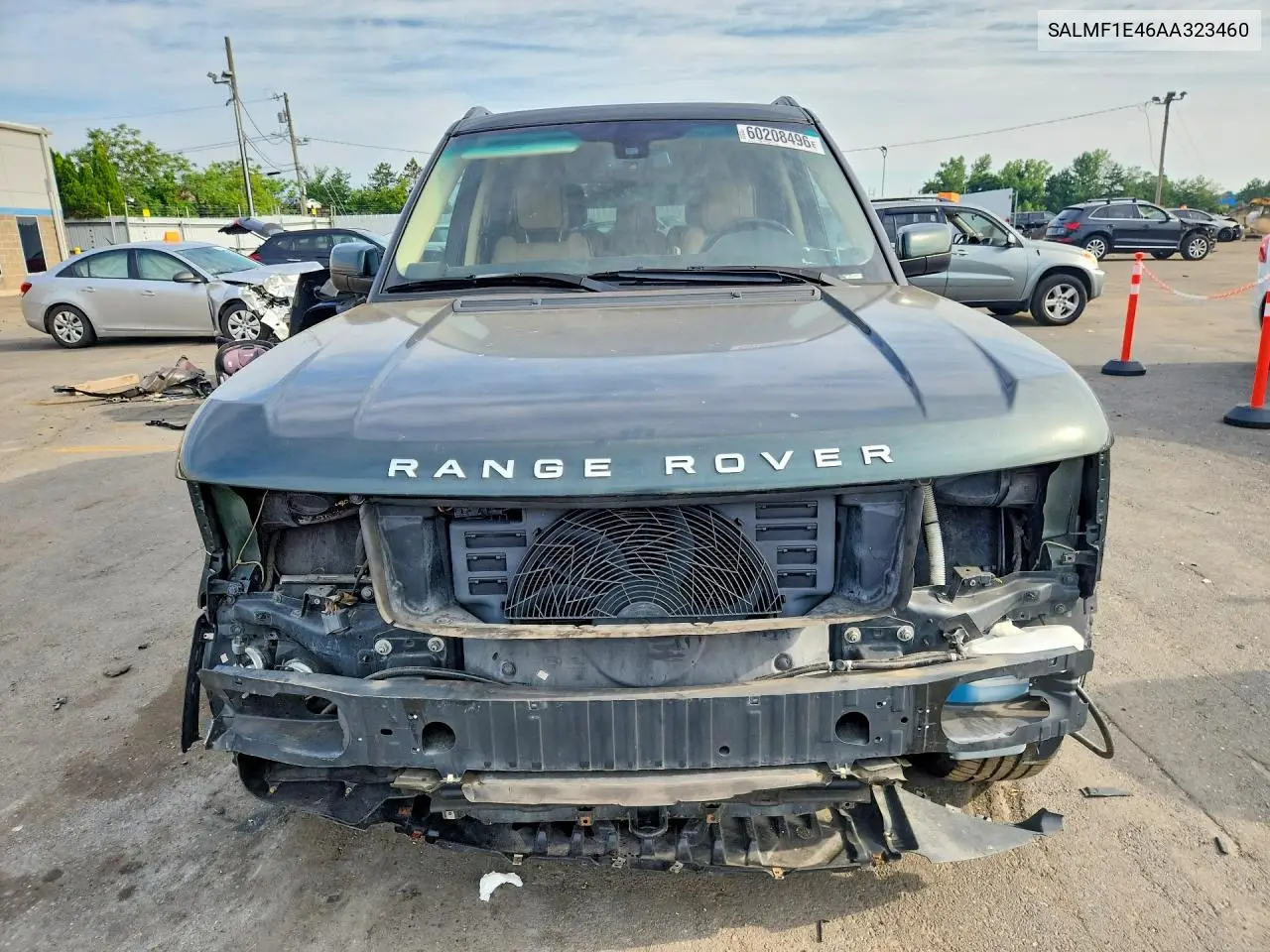 2010 Land Rover Range Rover Hse Luxury VIN: SALMF1E46AA323460 Lot: 60208496