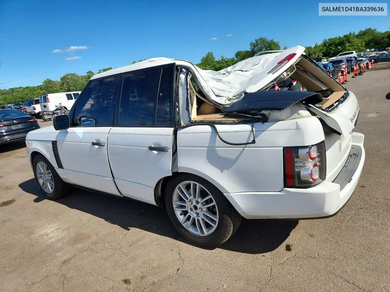 2011 Land Rover Range Rover Hse VIN: SALME1D41BA339636 Lot: 56617556