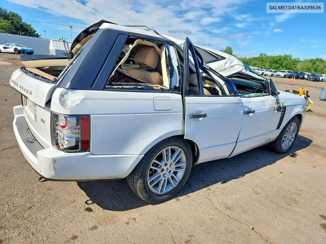 2011 Land Rover Range Rover Hse VIN: SALME1D41BA339636 Lot: 56617556