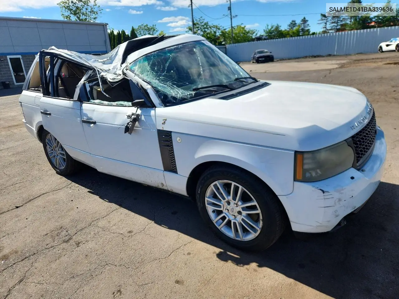 2011 Land Rover Range Rover Hse VIN: SALME1D41BA339636 Lot: 56617556