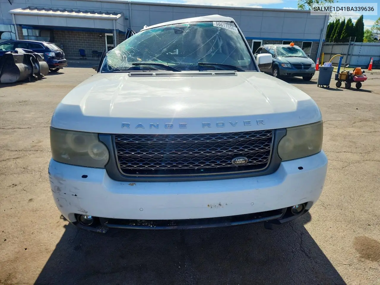 2011 Land Rover Range Rover Hse VIN: SALME1D41BA339636 Lot: 56617556