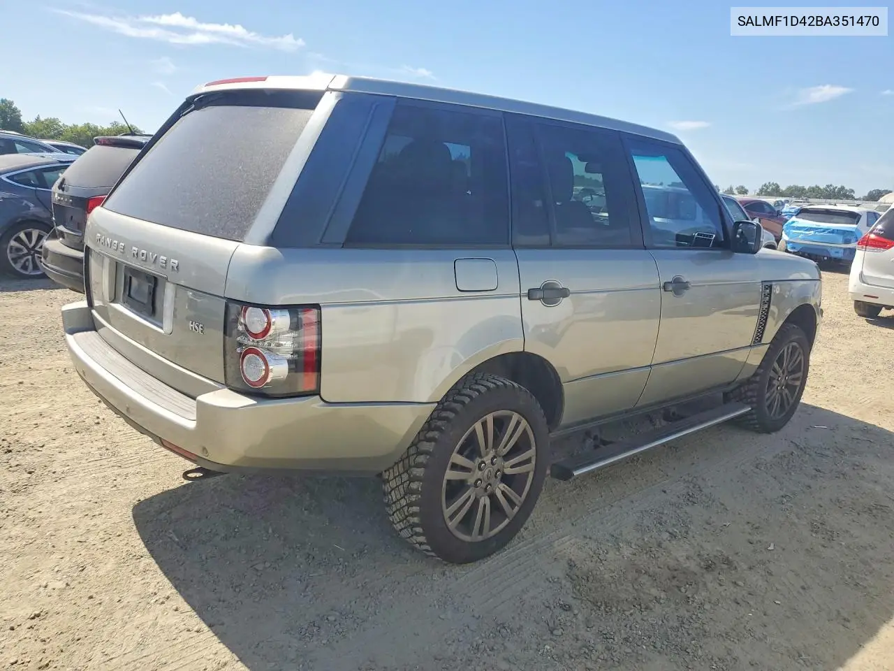 2011 Land Rover Range Rover Hse Luxury VIN: SALMF1D42BA351470 Lot: 59713966