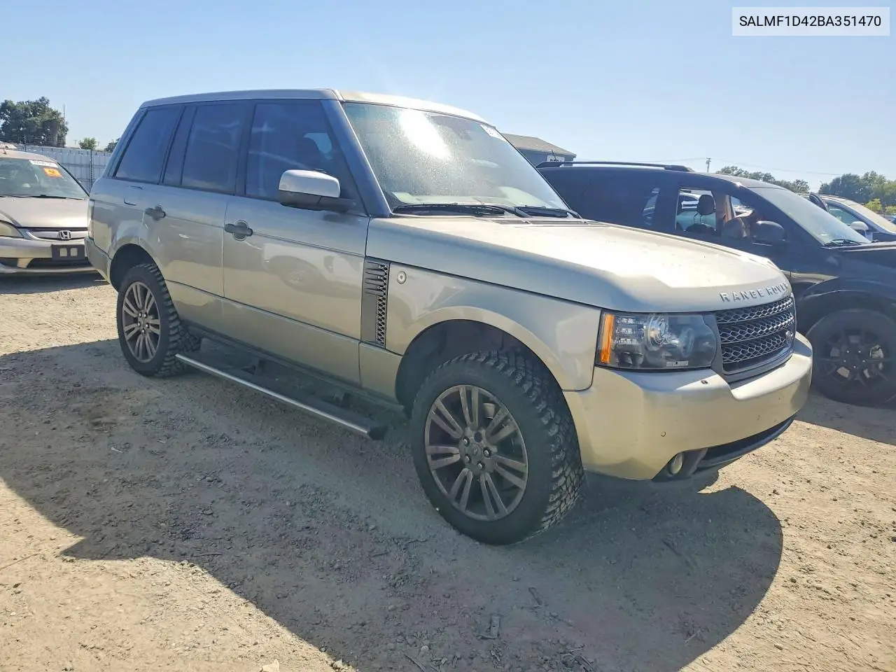 2011 Land Rover Range Rover Hse Luxury VIN: SALMF1D42BA351470 Lot: 59713966