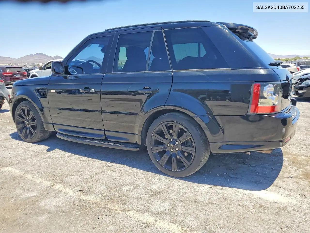2011 Land Rover Range Rover Sport Lux VIN: SALSK2D40BA702255 Lot: 60024796