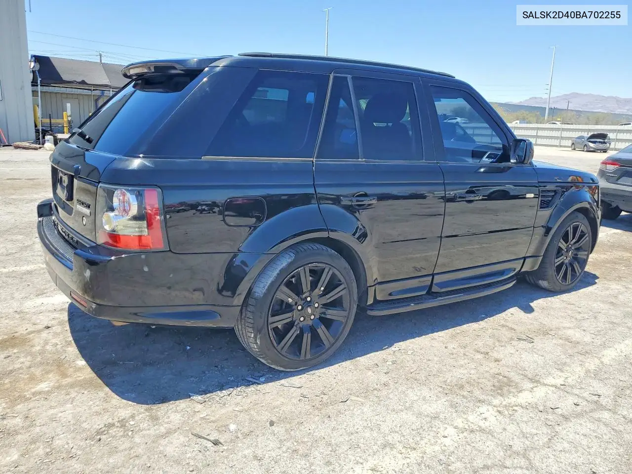 2011 Land Rover Range Rover Sport Lux VIN: SALSK2D40BA702255 Lot: 60024796