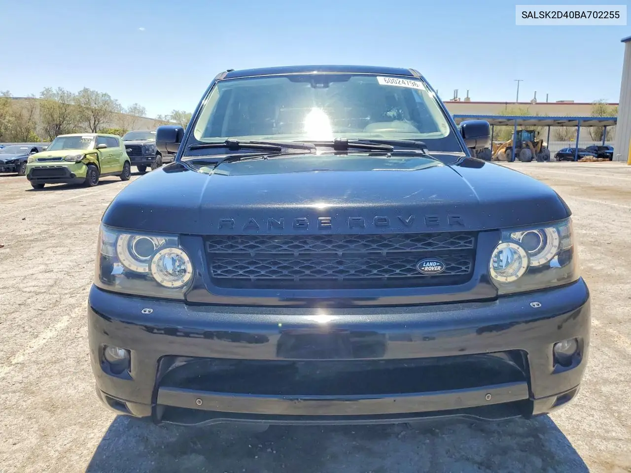 2011 Land Rover Range Rover Sport Lux VIN: SALSK2D40BA702255 Lot: 60024796