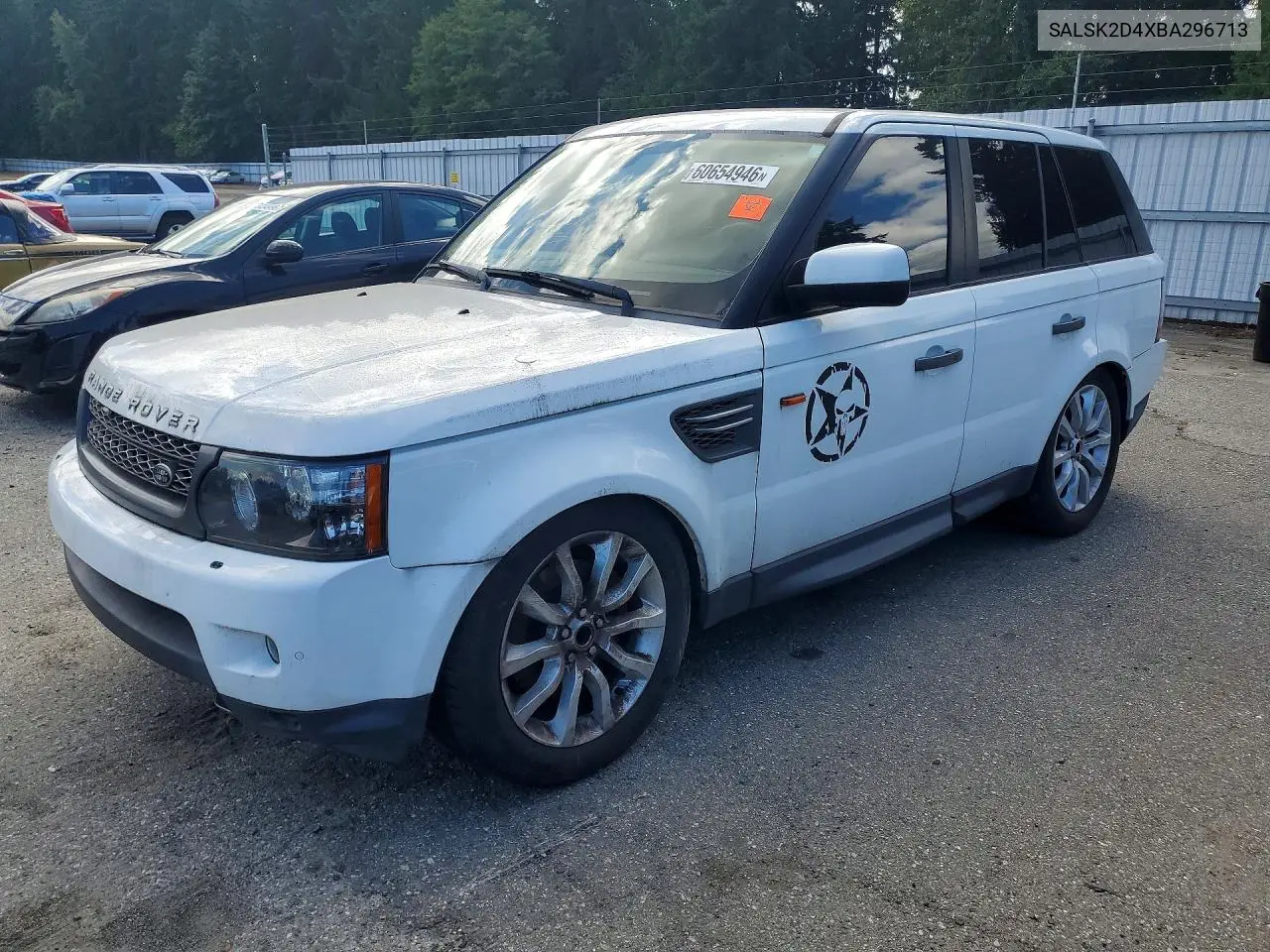 2011 Land Rover Range Rover Sport Lux VIN: SALSK2D4XBA296713 Lot: 60654946