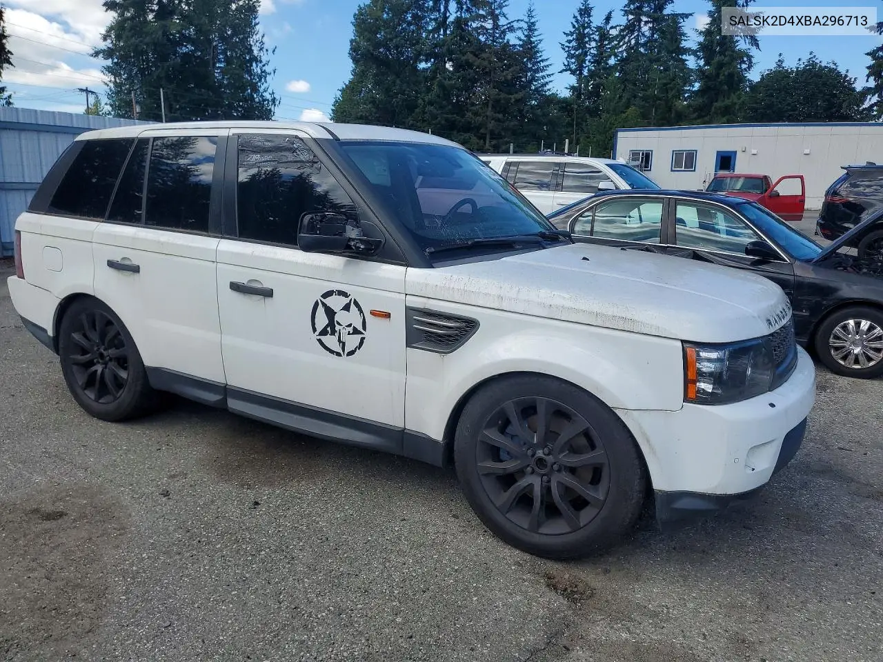 2011 Land Rover Range Rover Sport Lux VIN: SALSK2D4XBA296713 Lot: 60654946