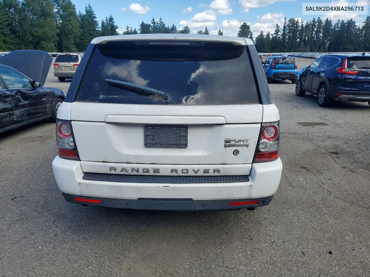 2011 Land Rover Range Rover Sport Lux VIN: SALSK2D4XBA296713 Lot: 60654946