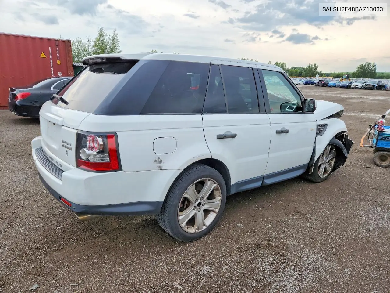 2011 Land Rover Range Rover Sport Sc VIN: SALSH2E48BA713033 Lot: 61625346
