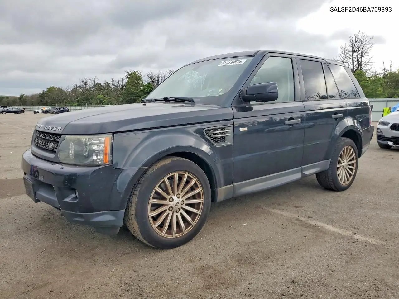 2011 Land Rover Range Rover Sport Hse VIN: SALSF2D46BA709893 Lot: 62070606