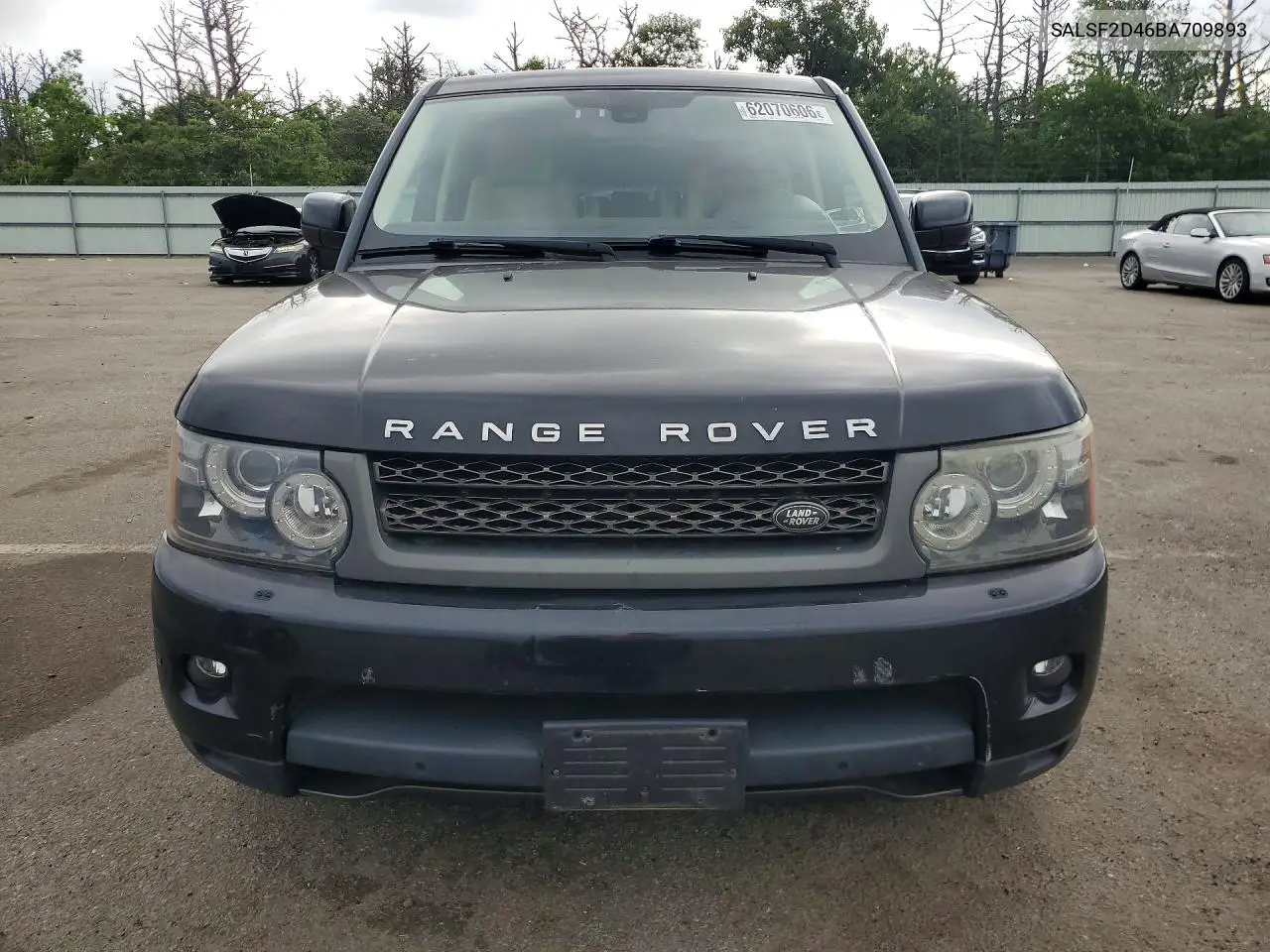 2011 Land Rover Range Rover Sport Hse VIN: SALSF2D46BA709893 Lot: 62070606