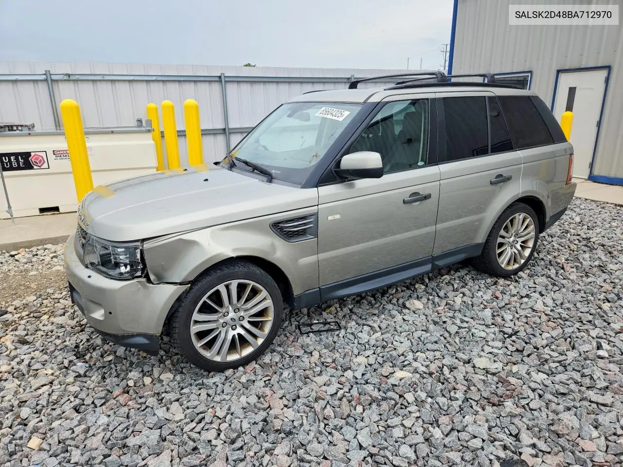 2011 Land Rover Range Rover Sport Lux VIN: SALSK2D48BA712970 Lot: 85604325