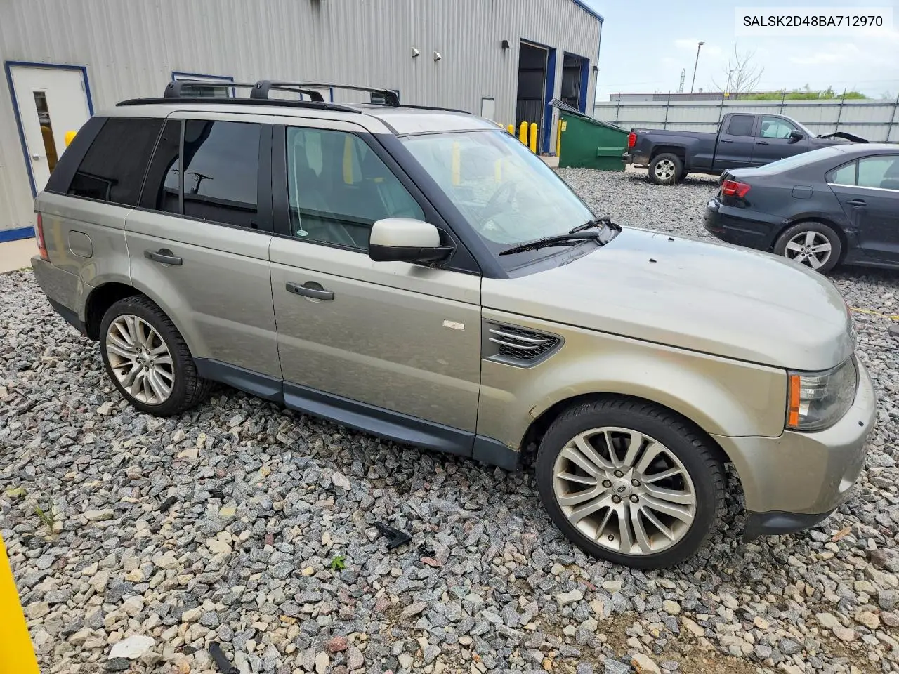 2011 Land Rover Range Rover Sport Lux VIN: SALSK2D48BA712970 Lot: 85604325