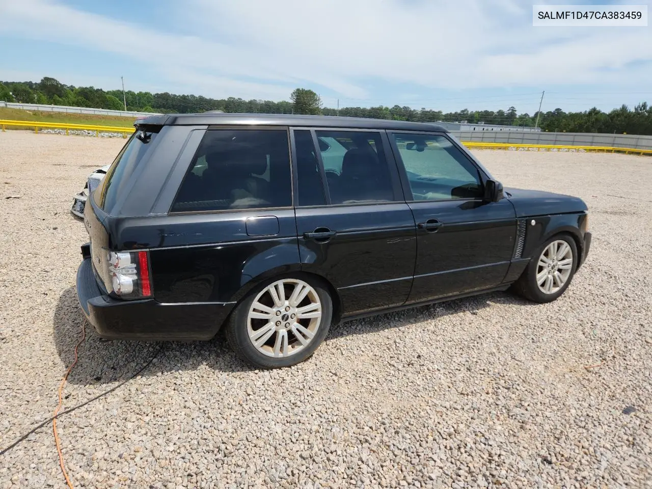 2012 Land Rover Range Rover Hse Luxury VIN: SALMF1D47CA383459 Lot: 52511946