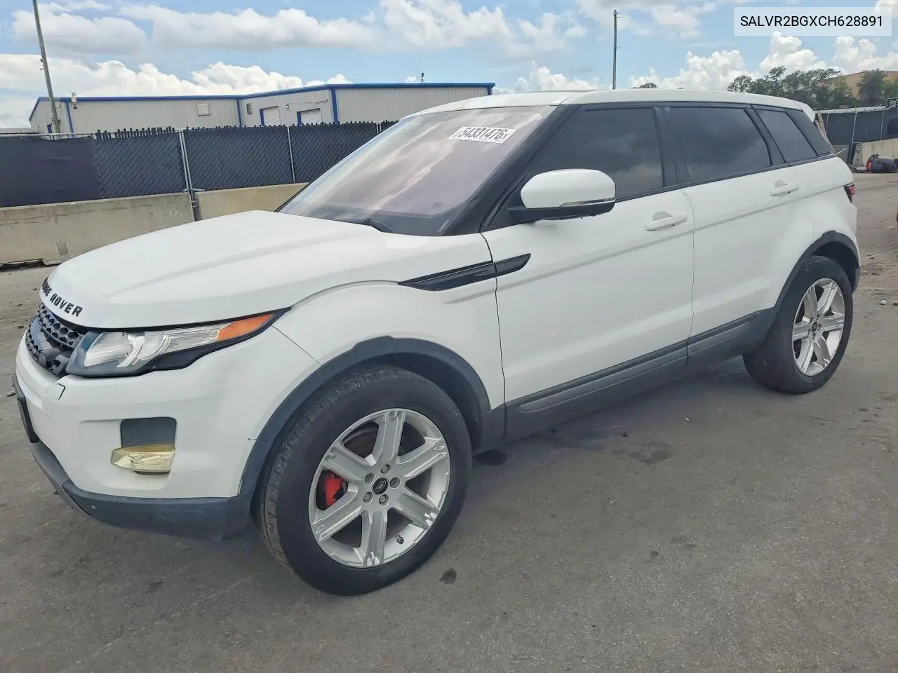 2012 Land Rover Range Rover Evoque Pure Premium VIN: SALVR2BGXCH628891 Lot: 54331476