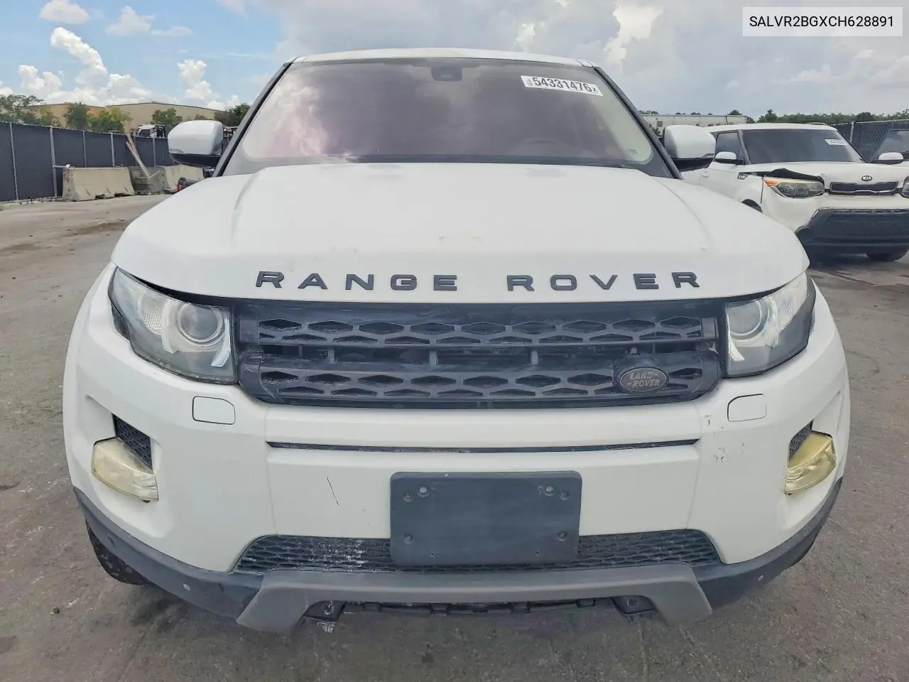 2012 Land Rover Range Rover Evoque Pure Premium VIN: SALVR2BGXCH628891 Lot: 54331476