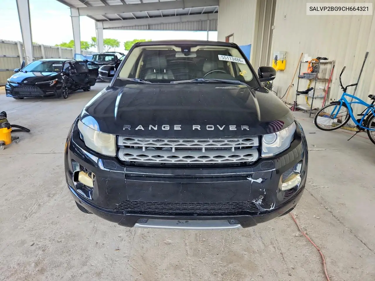 2012 Land Rover Range Rover Evoque Pure Plus VIN: SALVP2BG9CH664321 Lot: 55113486