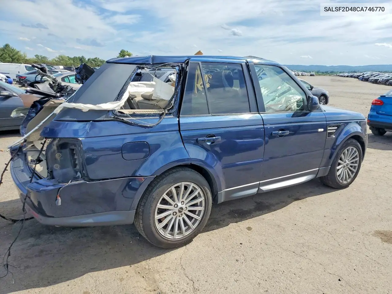 2012 Land Rover Range Rover Sport Hse VIN: SALSF2D48CA746770 Lot: 57477416
