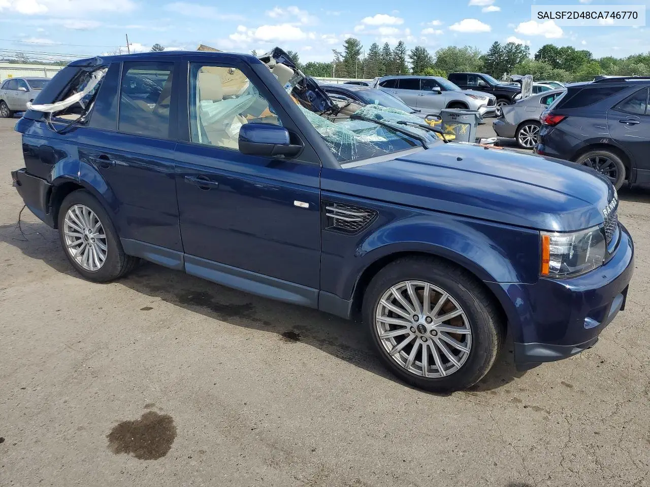 2012 Land Rover Range Rover Sport Hse VIN: SALSF2D48CA746770 Lot: 57477416