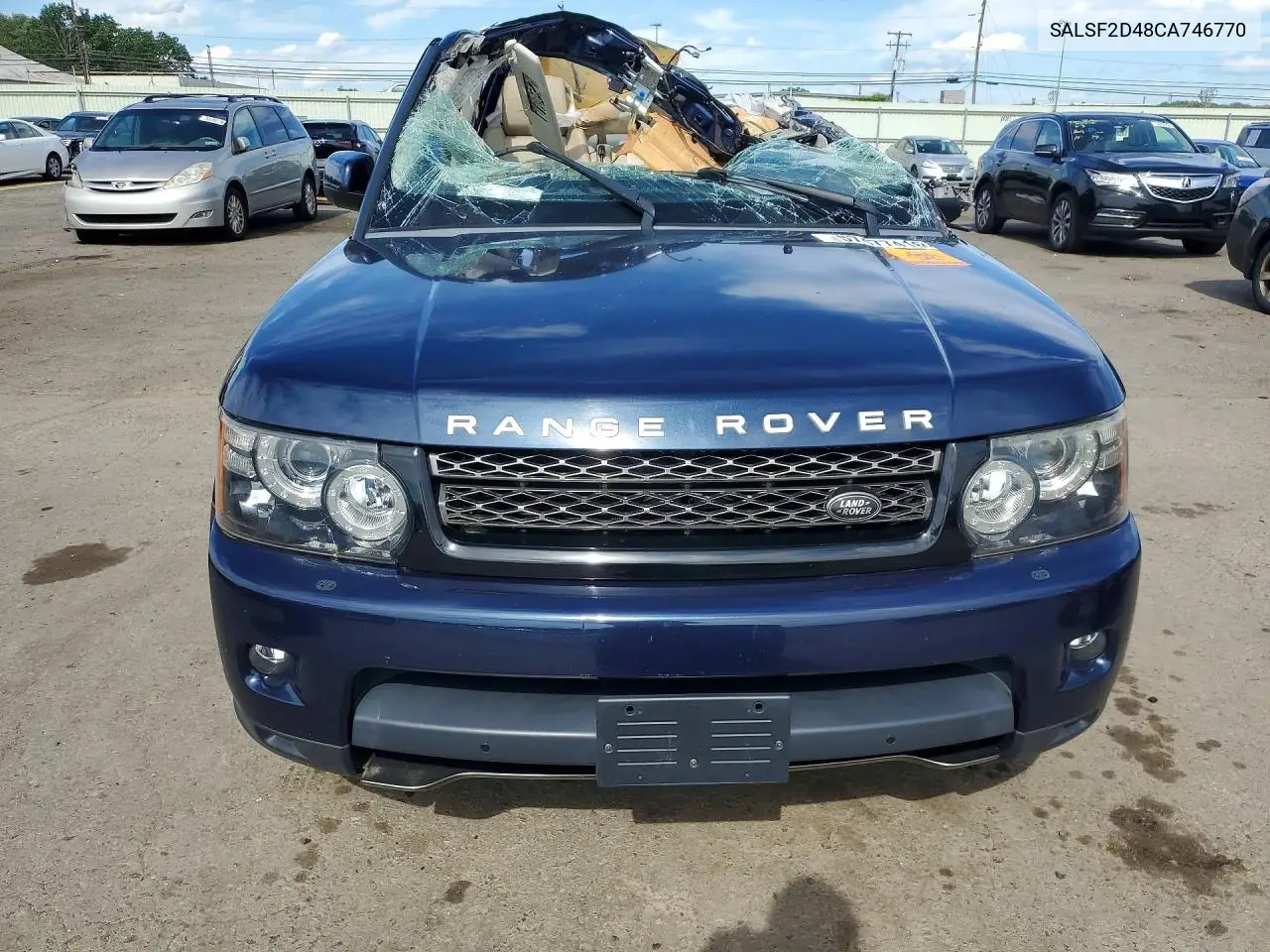 2012 Land Rover Range Rover Sport Hse VIN: SALSF2D48CA746770 Lot: 57477416