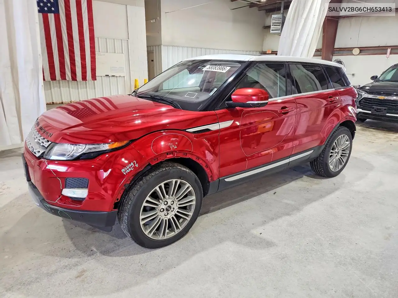 2012 Land Rover Range Rover Evoque Prestige Premium VIN: SALVV2BG6CH653413 Lot: 58083986