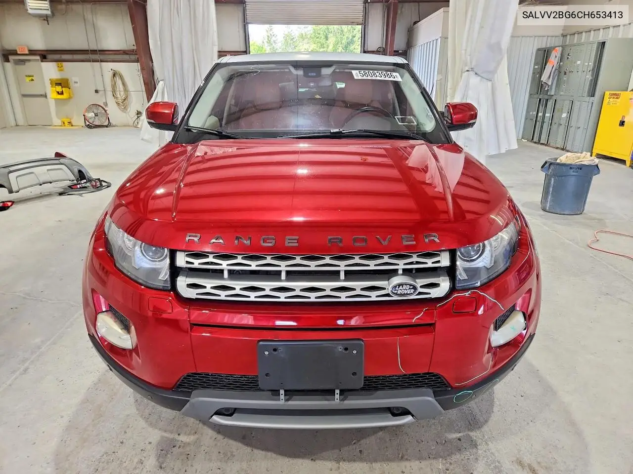 2012 Land Rover Range Rover Evoque Prestige Premium VIN: SALVV2BG6CH653413 Lot: 58083986