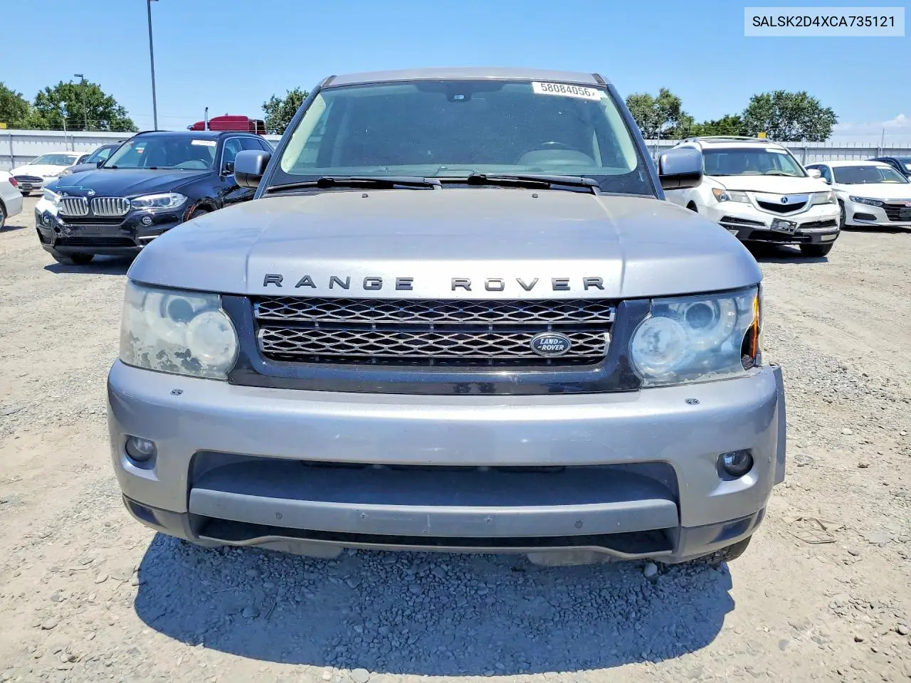 2012 Land Rover Range Rover Sport Hse Luxury VIN: SALSK2D4XCA735121 Lot: 58084056