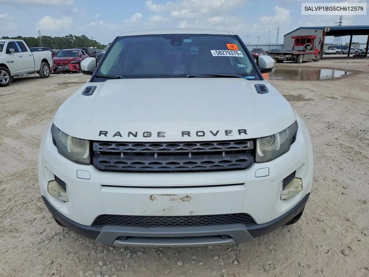 2012 Land Rover Range Rover Evoque Pure Plus VIN: SALVP1BG5CH612579 Lot: 58279376