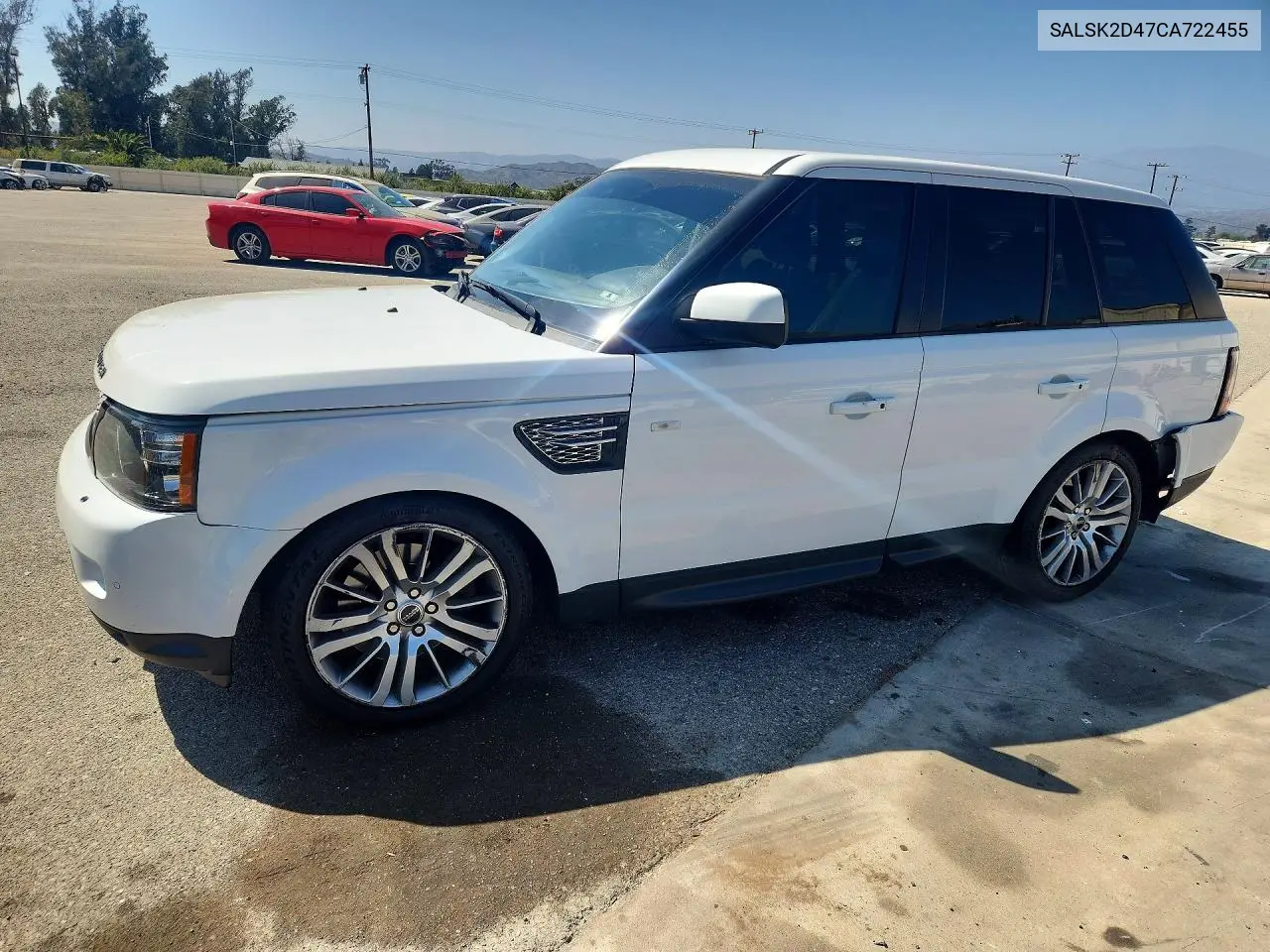 2012 Land Rover Range Rover Sport Hse Luxury VIN: SALSK2D47CA722455 Lot: 58310236