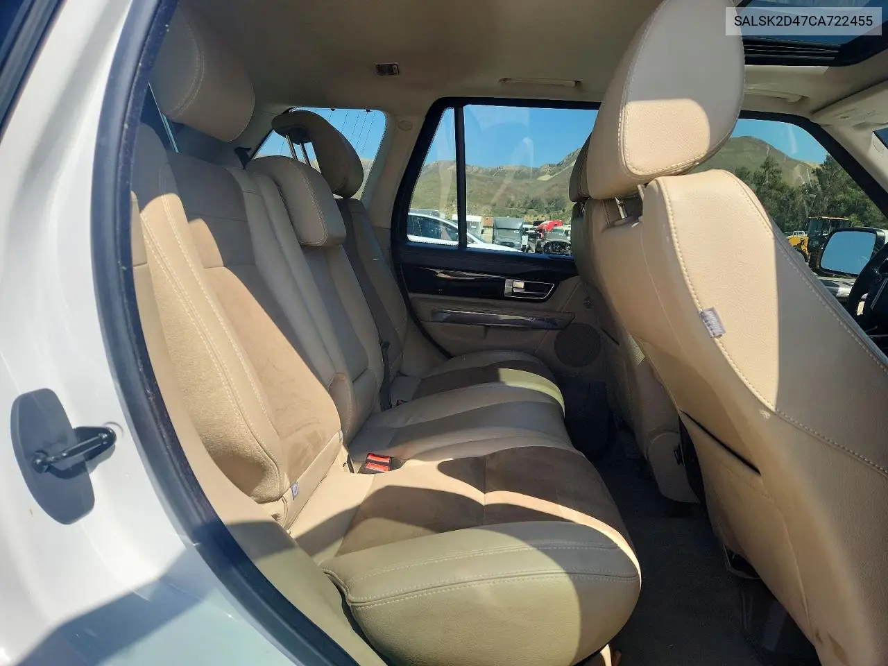 2012 Land Rover Range Rover Sport Hse Luxury VIN: SALSK2D47CA722455 Lot: 58310236