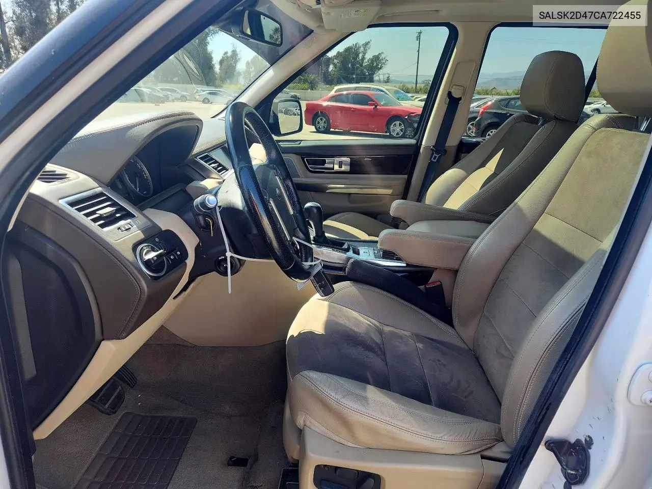 2012 Land Rover Range Rover Sport Hse Luxury VIN: SALSK2D47CA722455 Lot: 58310236