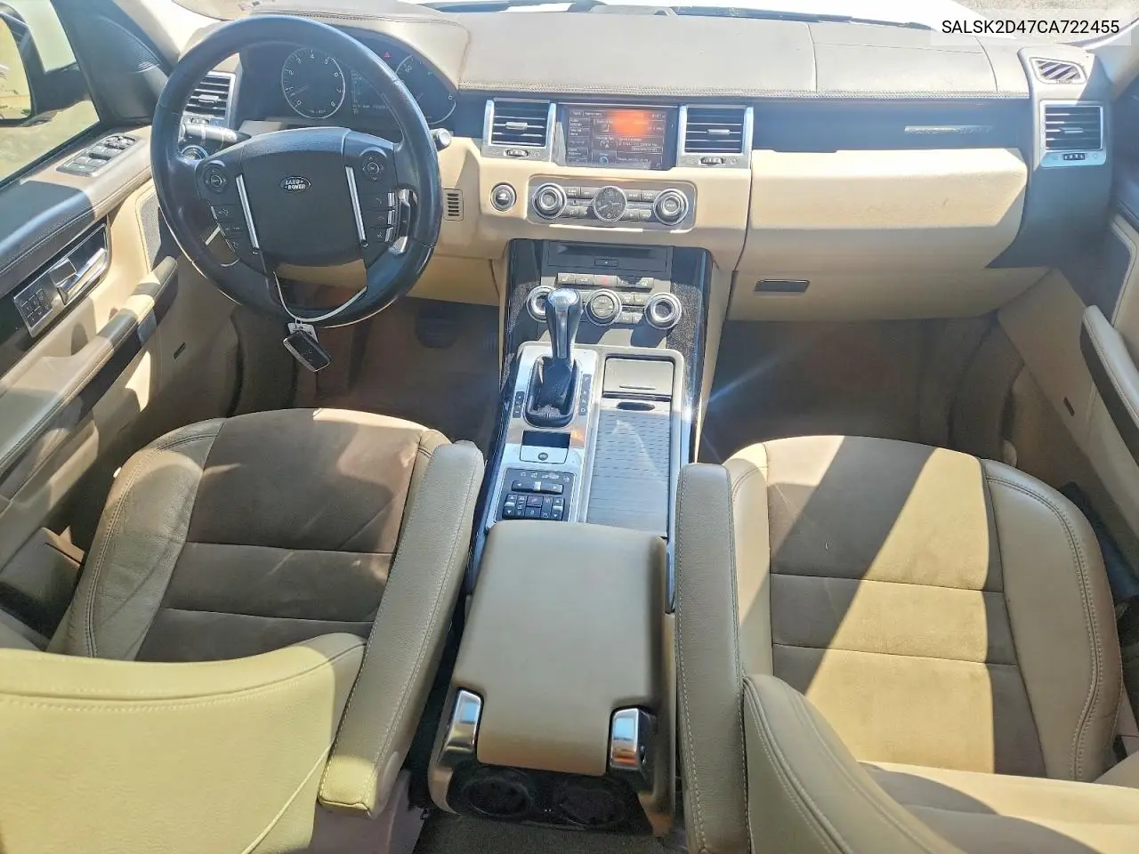 2012 Land Rover Range Rover Sport Hse Luxury VIN: SALSK2D47CA722455 Lot: 58310236
