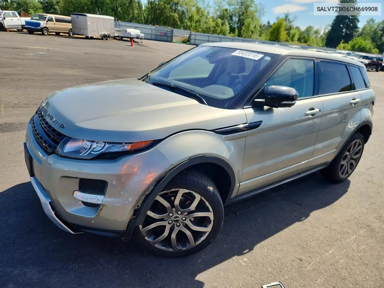 2012 Land Rover Range Rover Evoque Dynamic Premium VIN: SALVT2BG6CH669908 Lot: 58433516