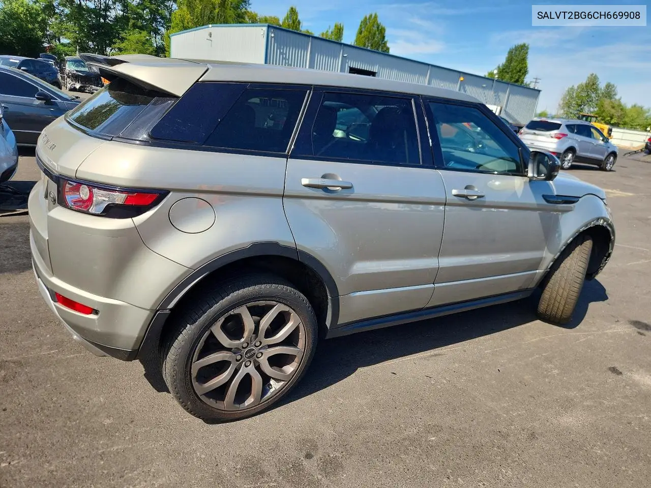 2012 Land Rover Range Rover Evoque Dynamic Premium VIN: SALVT2BG6CH669908 Lot: 58433516