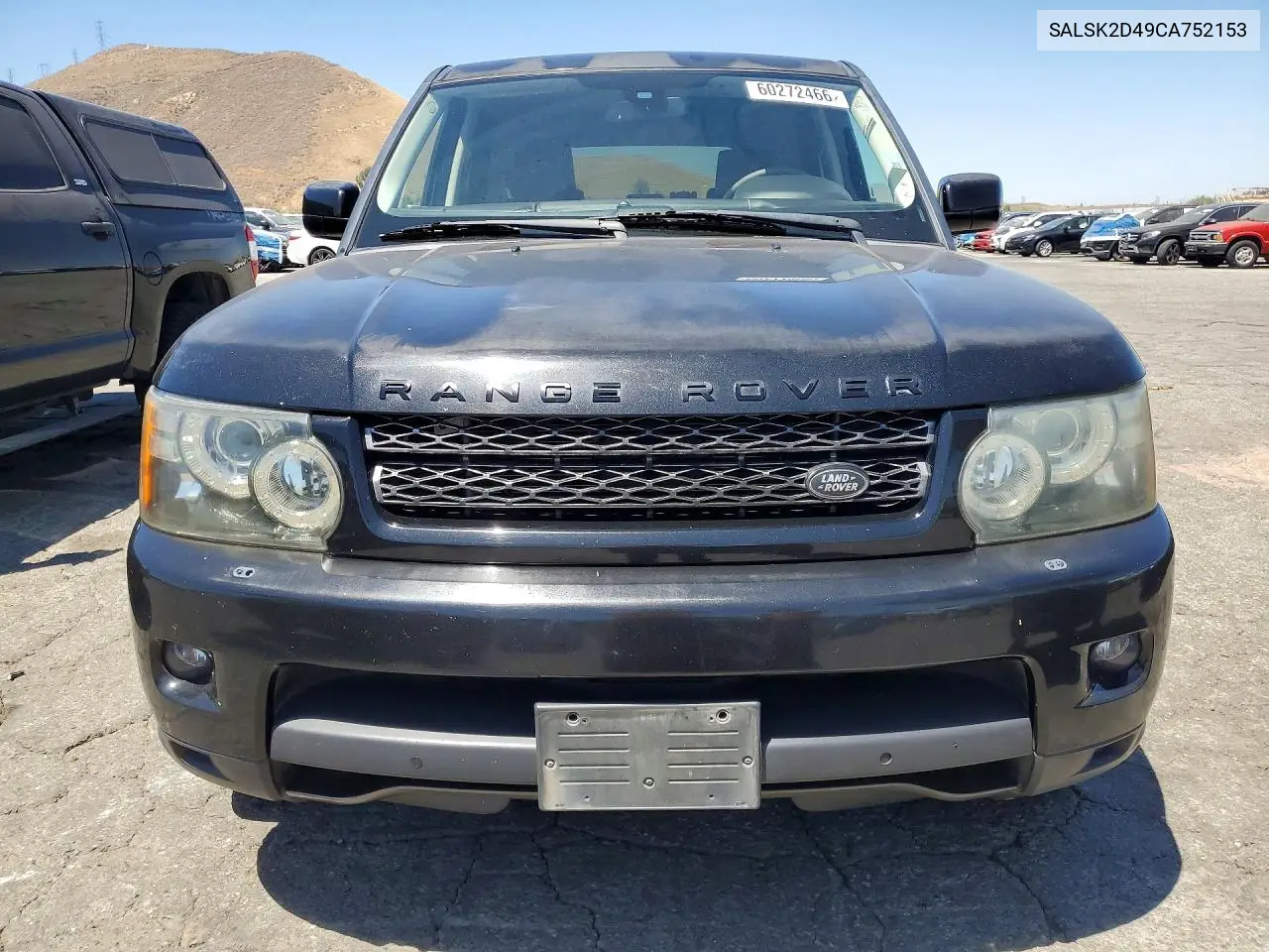 2012 Land Rover Range Rover Sport Hse Luxury VIN: SALSK2D49CA752153 Lot: 60272466