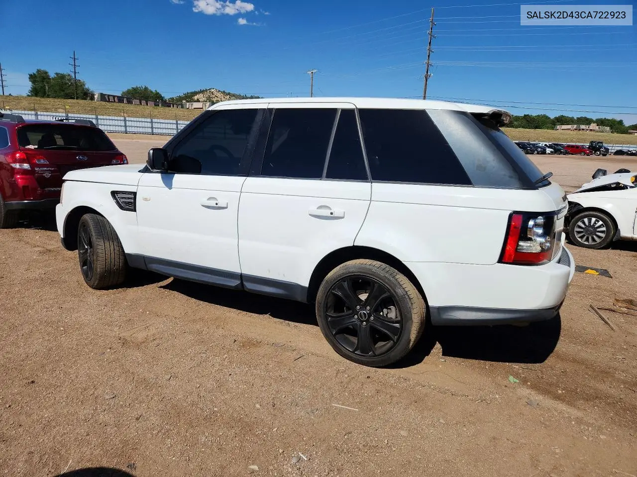 2012 Land Rover Range Rover Sport Hse Luxury VIN: SALSK2D43CA722923 Lot: 97683055