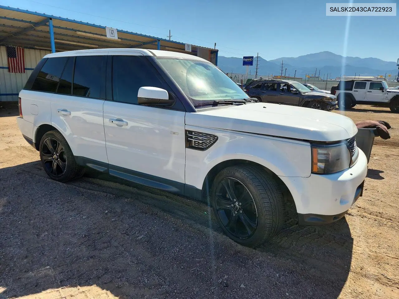 2012 Land Rover Range Rover Sport Hse Luxury VIN: SALSK2D43CA722923 Lot: 97683055