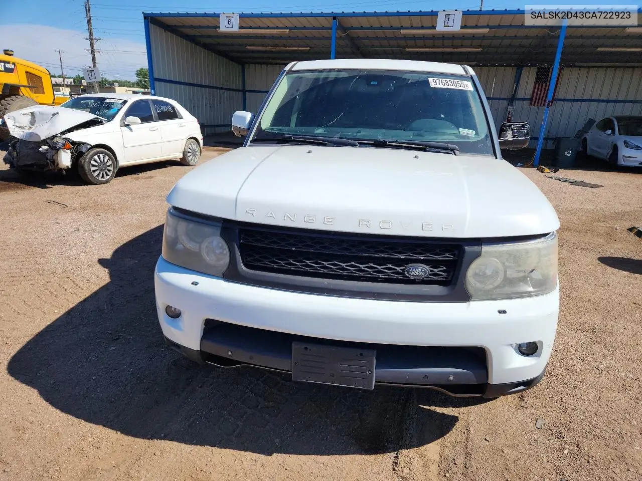 2012 Land Rover Range Rover Sport Hse Luxury VIN: SALSK2D43CA722923 Lot: 97683055