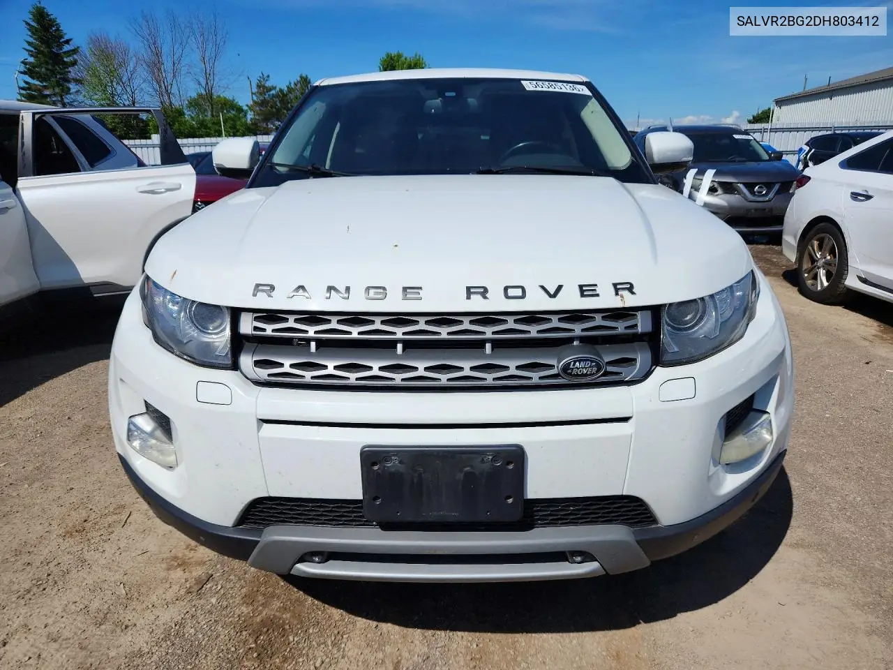2013 Land Rover Range Rover Evoque Pure Premium VIN: SALVR2BG2DH803412 Lot: 56585136
