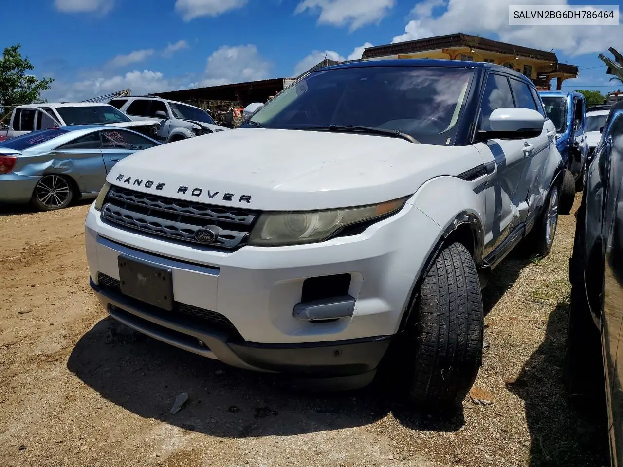 2013 Land Rover Range Rover Evoque Pure VIN: SALVN2BG6DH786464 Lot: 56651936