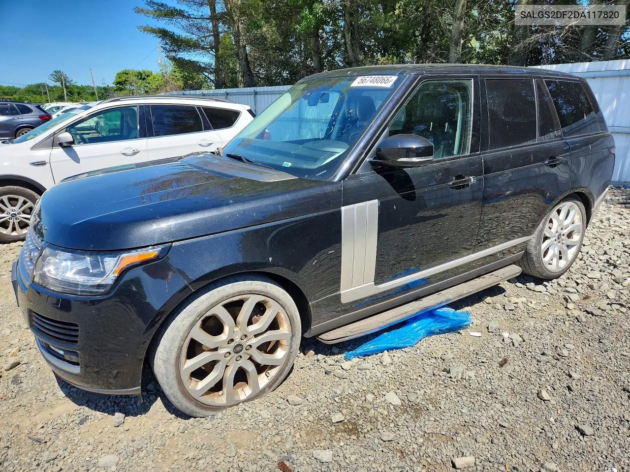 2013 Land Rover Range Rover Hse VIN: SALGS2DF2DA117820 Lot: 56748066