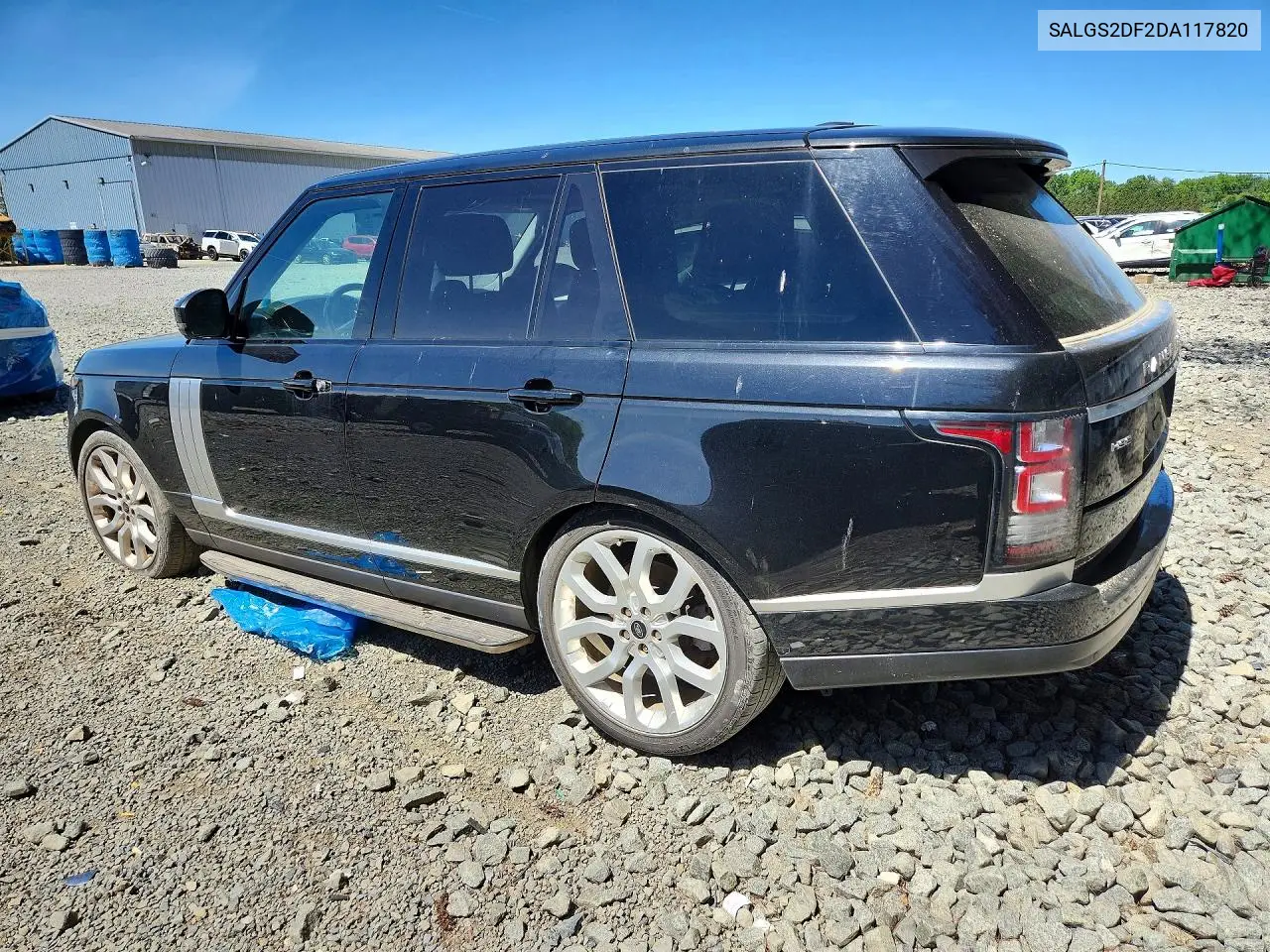 2013 Land Rover Range Rover Hse VIN: SALGS2DF2DA117820 Lot: 56748066