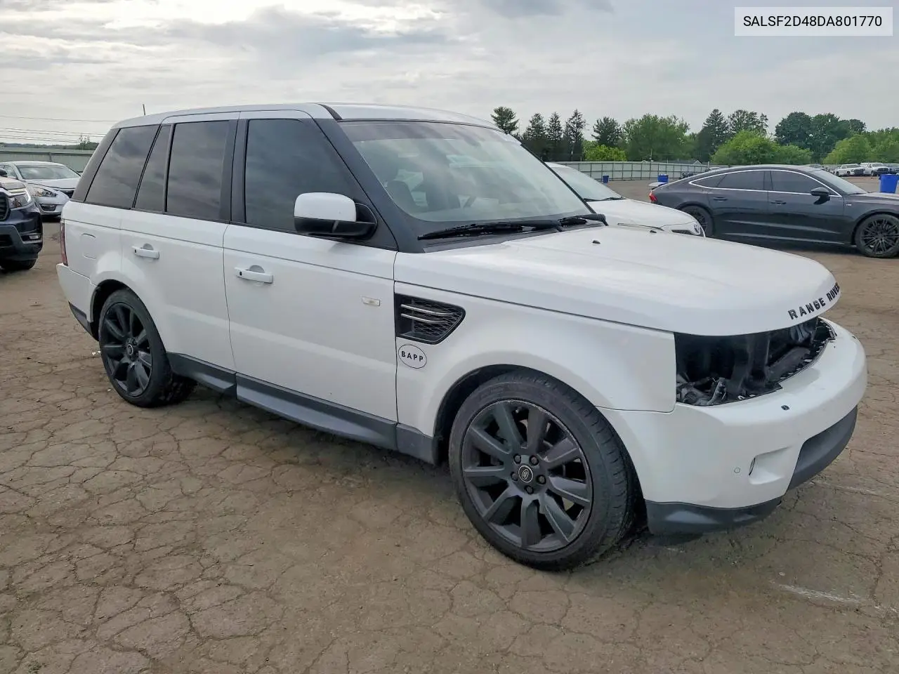 2013 Land Rover Range Rover Sport Hse VIN: SALSF2D48DA801770 Lot: 56816596