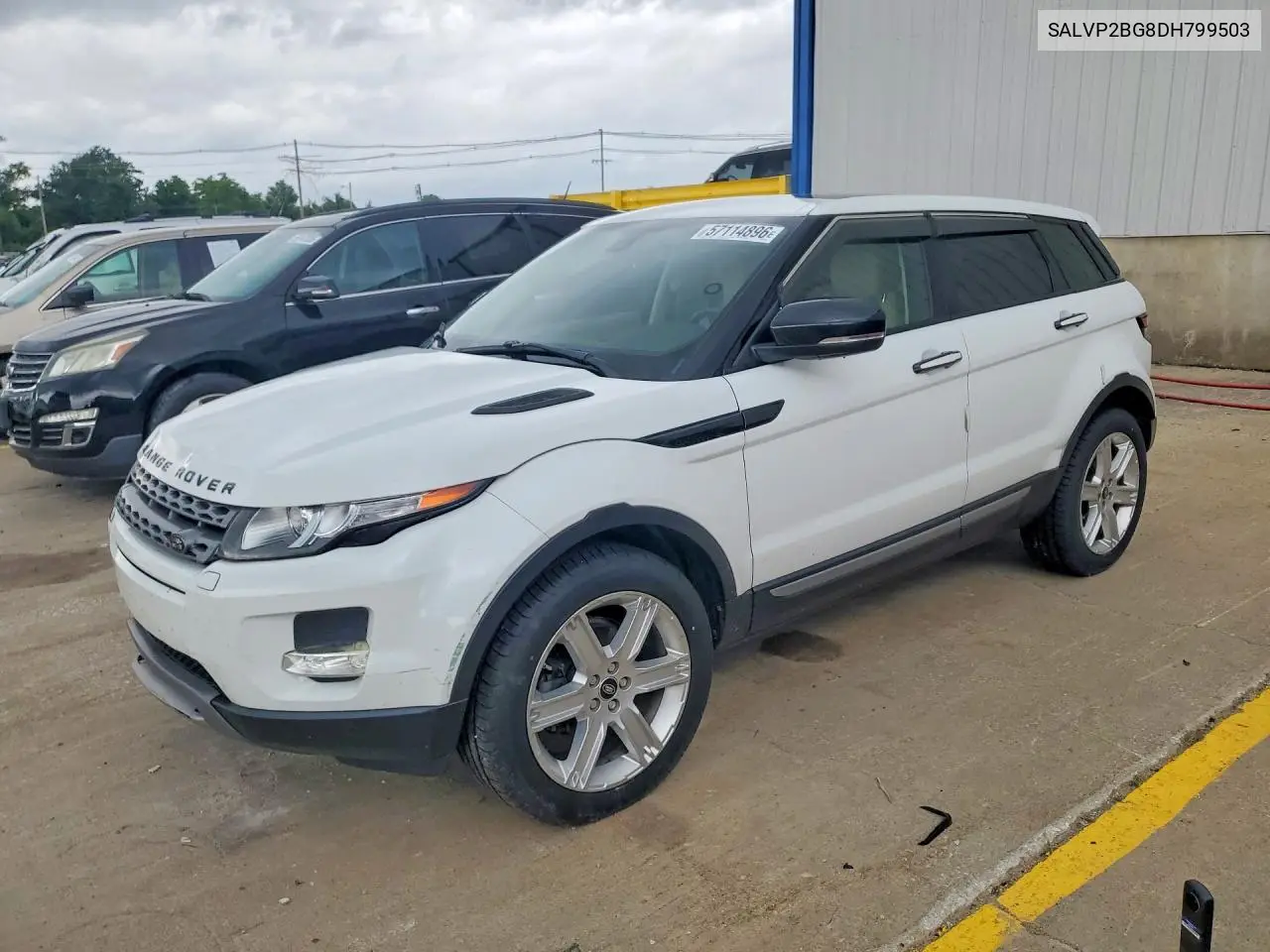 2013 Land Rover Range Rover Evoque Pure Plus VIN: SALVP2BG8DH799503 Lot: 57114896